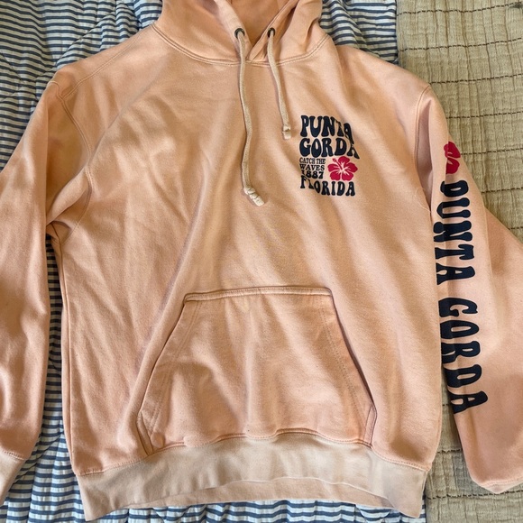 Punta Gorda Pink Bubble Hoodie - Picture 2 of 3